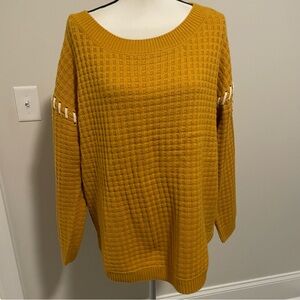 Mustard Yellow Women's Sweater